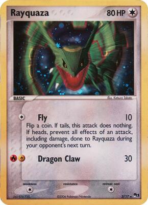 Rayquaza - 003/017 (2006) card from Blister Exclusives