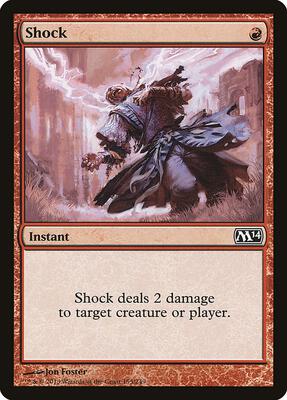Shock card from Magic 2014 (M14)