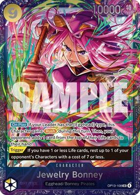 Jewelry Bonney (Treasure Cup May 2026) card from One Piece Promotion Cards