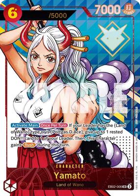 Yamato (Serial Numbered) card from One Piece Promotion Cards
