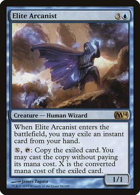Elite Arcanist card from Magic 2014 (M14)