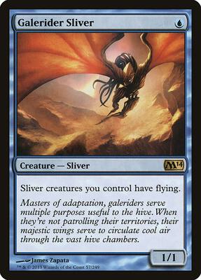 Galerider Sliver card from Magic 2014 (M14)