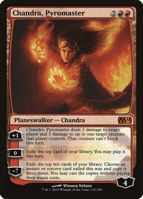 Chandra, Pyromaster card from Magic 2014 (M14)