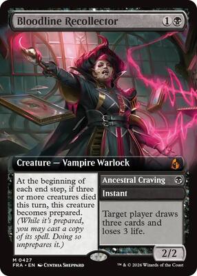 Bloodline Recollector (Extended Art) card from Reality Fracture