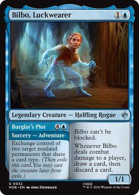 Bilbo, Luckwearer card from The Hobbit