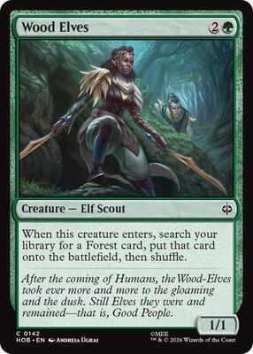 Wood Elves card from The Hobbit