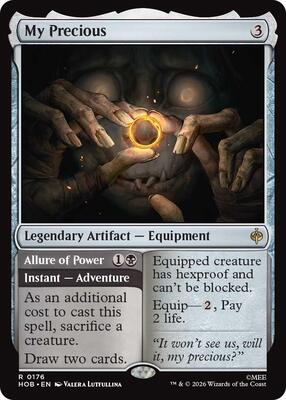 My Precious card from The Hobbit