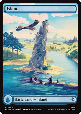 Island (0195) card from The Hobbit