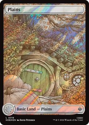 Plains (0319) (Surge Foil) card from The Hobbit