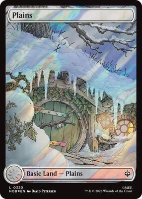 Plains (0320) (Surge Foil) card from The Hobbit