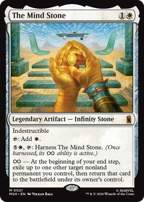 The Mind Stone card from Marvel Super Heroes