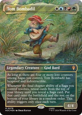 Tom Bombadil (Borderless) (Surge Foil) card from The Hobbit: Eternal-Legal