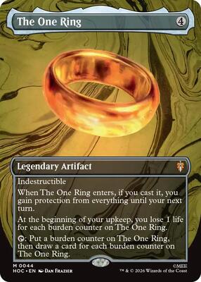 The One Ring (Borderless) card from The Hobbit: Eternal-Legal