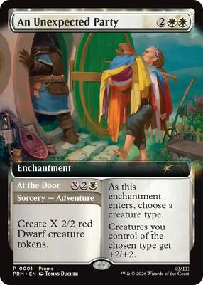 An Unexpected Party (Extended Art) card from Unique and Miscellaneous Promos