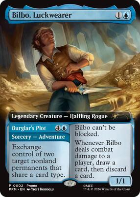 Bilbo, Luckwearer (Extended Art) card from Unique and Miscellaneous Promos