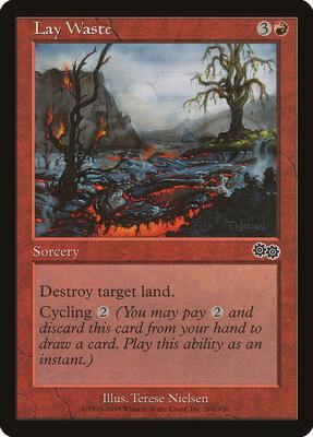 Lay Waste card from Urza's Saga
