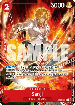 Sanji (Welcome Pack 2026 Vol.1) card from One Piece Promotion Cards