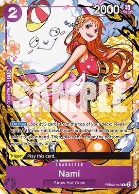 Nami (Welcome Pack 2026 Vol.1) card from One Piece Promotion Cards
