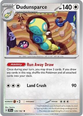 Dudunsparce - 129/162 (Non-Holo) card from Deck Exclusives