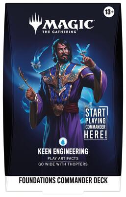 Foundations Commander Deck - Keen Engineering card from Commander: Foundations