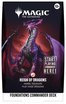 Foundations Commander Deck - Reign of Dragons card from Commander: Foundations