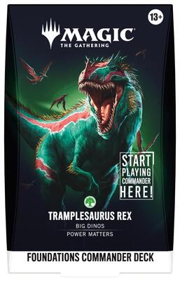 Foundations Commander Deck - Tramplesaurus Rex card from Commander: Foundations