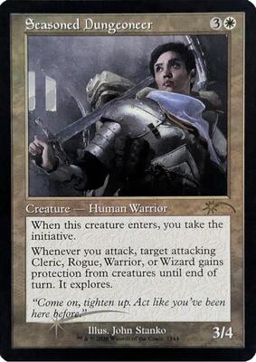 Seasoned Dungeoneer (Retro Frame) card from Secret Lair Drop Series