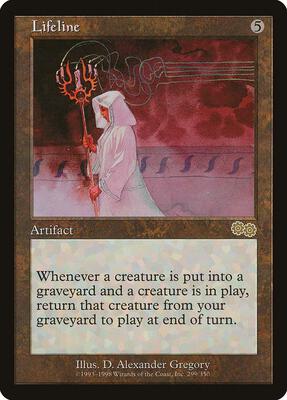 Lifeline card from Urza's Saga