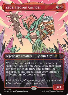 Zada, Hedron Grinder card from Secret Lair Drop Series
