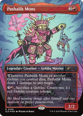 Pashalik Mons card from Secret Lair Drop Series