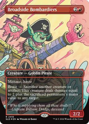 Broadside Bombardiers card from Secret Lair Drop Series