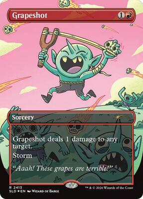 Grapeshot card from Secret Lair Drop Series