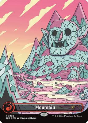 Mountain (2420) card from Secret Lair Drop Series