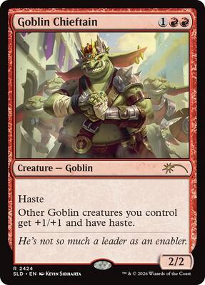 Goblin Chieftain (2424) card from Secret Lair Drop Series