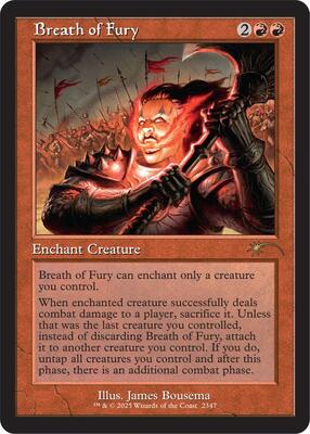 Breath of Fury card from Secret Lair Drop Series