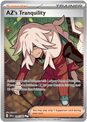 AZ's Tranquility - 106/086 card from ME04: Chaos Rising