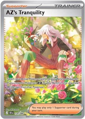 AZ's Tranquility - 120/086 card from ME04: Chaos Rising