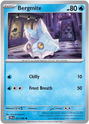 Bergmite card from ME04: Chaos Rising