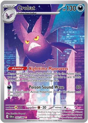 Crobat - 093/086 card from ME04: Chaos Rising