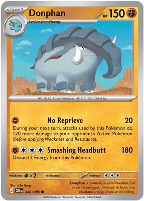 Donphan card from ME04: Chaos Rising
