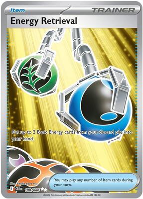 Energy Retrieval card from ME04: Chaos Rising