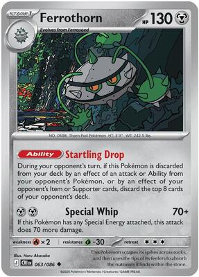 Ferrothorn card from ME04: Chaos Rising