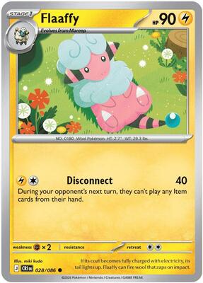 Flaaffy card from ME04: Chaos Rising
