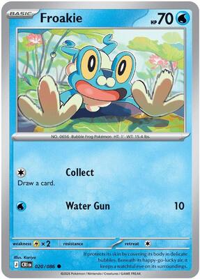 Froakie - 020/086 card from ME04: Chaos Rising