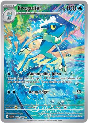 Frogadier - 089/086 card from ME04: Chaos Rising