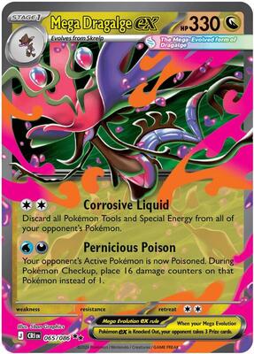 Mega Dragalge ex - 065/086 card from ME04: Chaos Rising