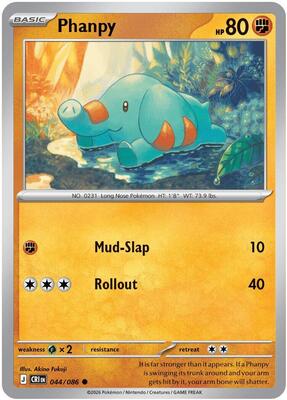 Phanpy card from ME04: Chaos Rising