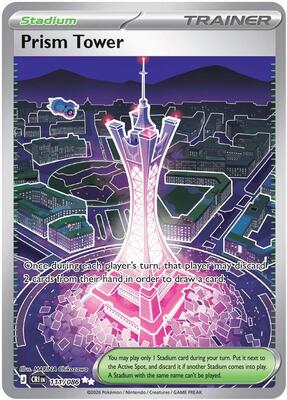 Prism Tower - 111/086 card from ME04: Chaos Rising