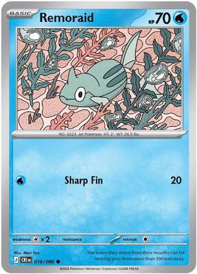 Remoraid card from ME04: Chaos Rising