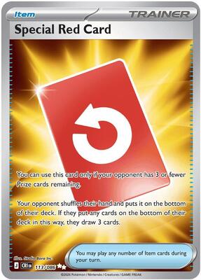 Special Red Card - 113/086 card from ME04: Chaos Rising
